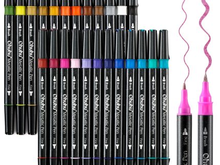 Ohuhu 24 Brush Metallic Markers (Europe Only)
