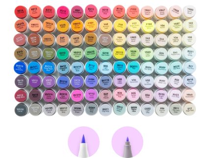 Ohuhu Honolulu 104 Colors Dual Tips Alcohol Art Markers (Europe Only)