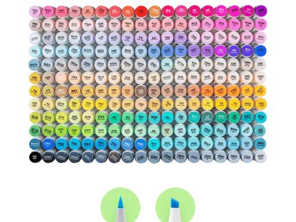 Ohuhu Honolulu 216 Colors Dual Tips Alcohol Art Markers