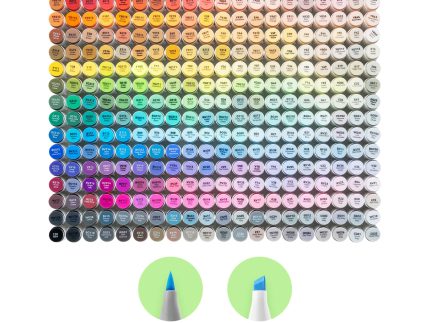 Ohuhu Honolulu 320 Colors Dual Tips Alcohol Art Markers (New Version)