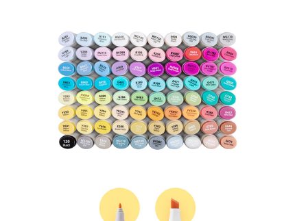 Ohuhu Oahu 80 Colors Dual Tips Alcohol Art Markers, Fine & Chisel (Canada Domestic Shipping)
